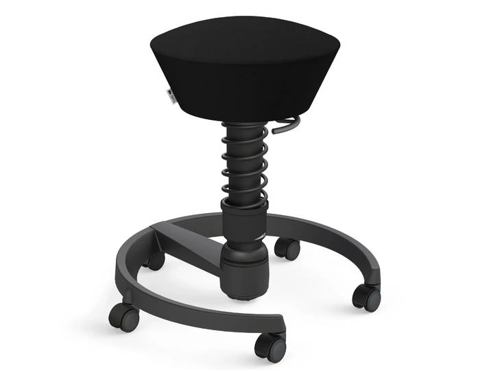 AERIS SWOPPER MIT ROLLEN - Swopper Standard Gestell Schwarz Schwarz