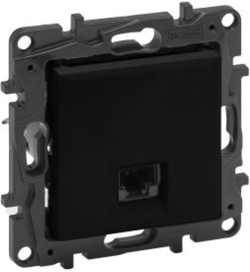 Legrand Computerstopcontact RJ45 CAT6A STP, zwart