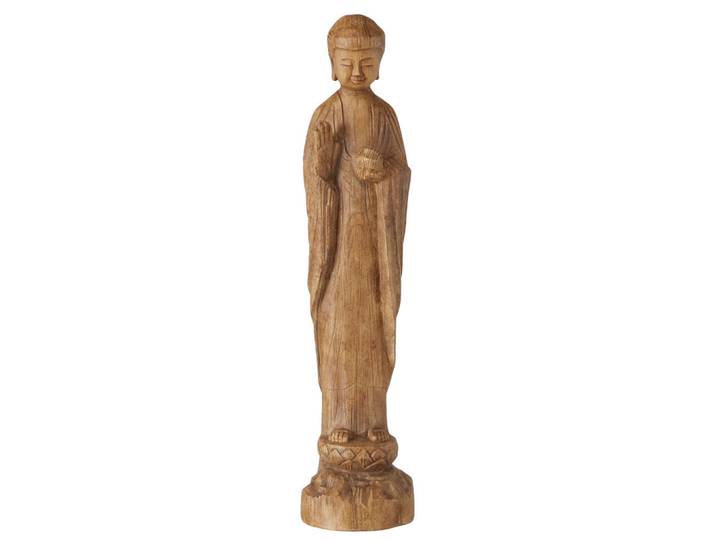 Ambia Home Skulptur, Dunkelbraun, Kunststoff, Stein, 10x50x10 cm, Dekoration, Dekofiguren & Skulpturen, Skulpturen