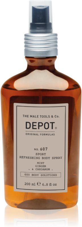 DEPOT 600 BODY SOLUTIONS NO. 607 SPORT REFRESHING BODY SPRAY spray rafraîchissant corps pour homme 200 ml