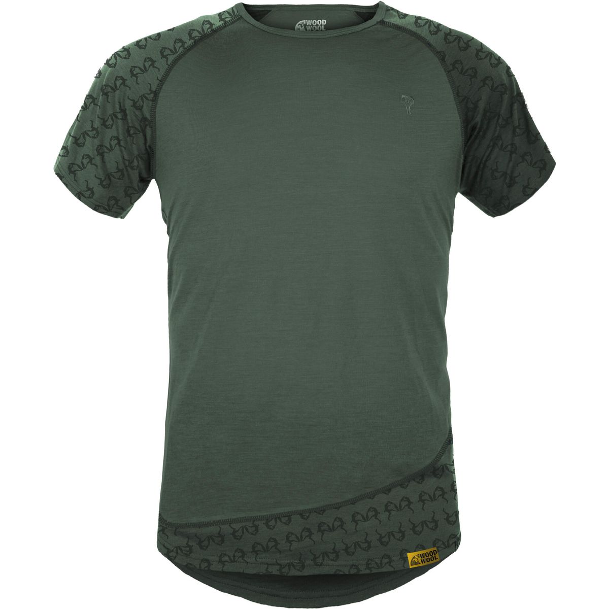 Grüezi Bag Woodwool T-shirt Mr. Sulu Boulder bayberry green (3003) M 2761-3003-M