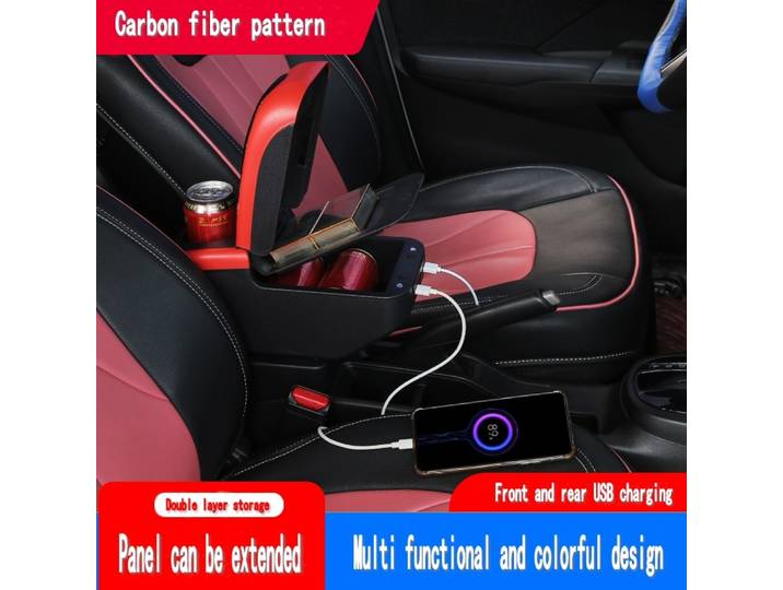 Boîte d'accoudoir pour voiture Captur Clio 3 4 III IV, accessoires de voiture, boîte de rangement centrale, accoudoir