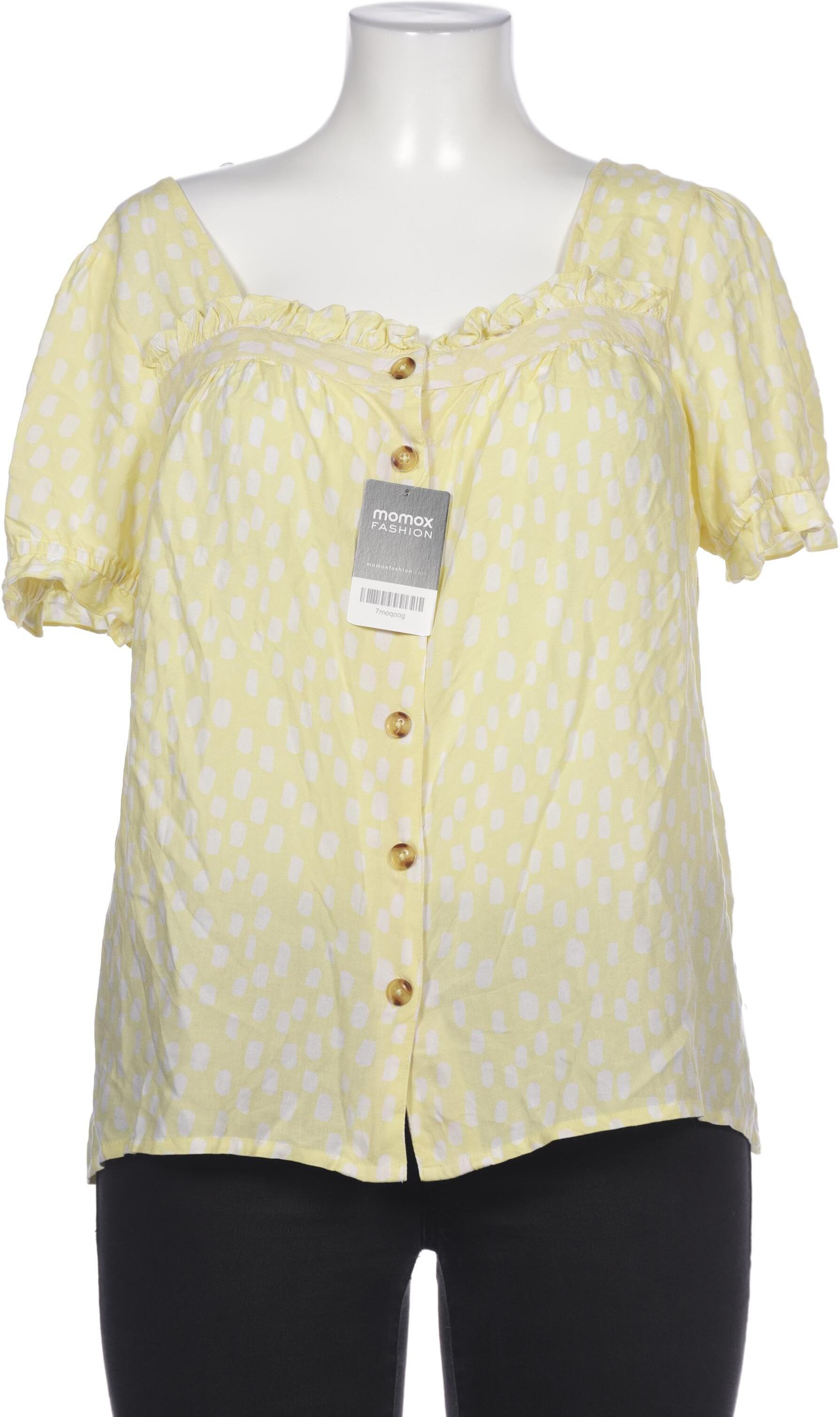 Monsoon Damen Bluse, Gelb, Gr. L, Viskose - Second Hand