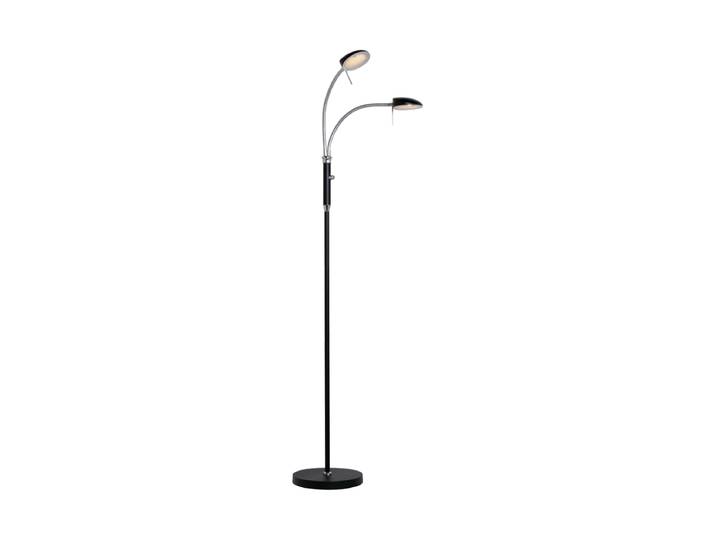 Double LED Design Stehlampe Vegas Schwarz Halo Design