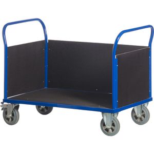 Rollcart Transportwagen Dreiwandwagen, 02-1388, 1200 x 780 mm, mit Feststellbremse, Tragkraft 1200 kg