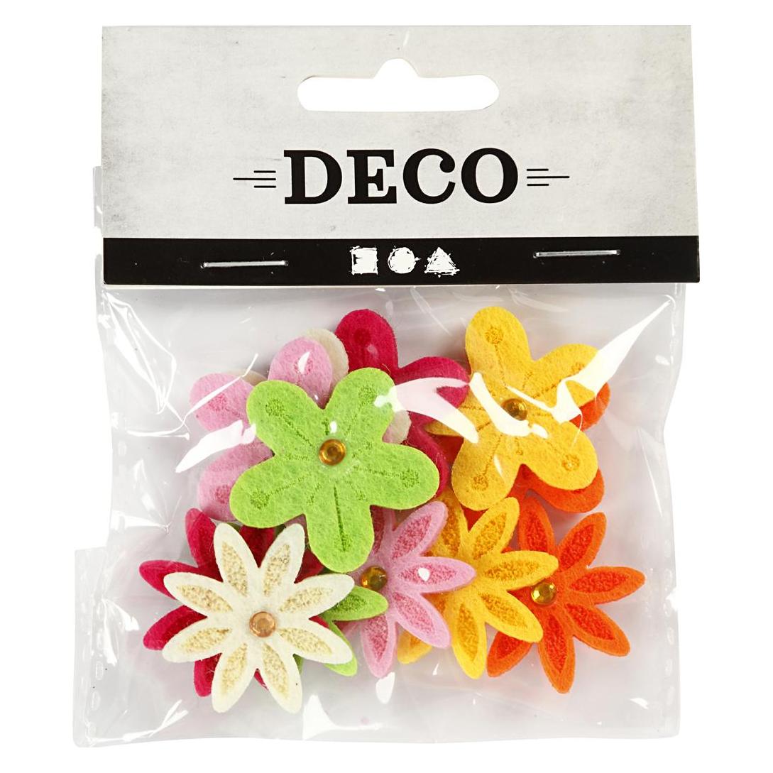 Creativ Company Felt Flowers (3 x 3 cm) (5707167538531)