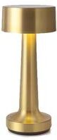 HomeDecorAndMore LLC Illuminate Your Space LED Bar Rechargeable Table Lamp Cordless, Dimmable Light For Any Setting Gold