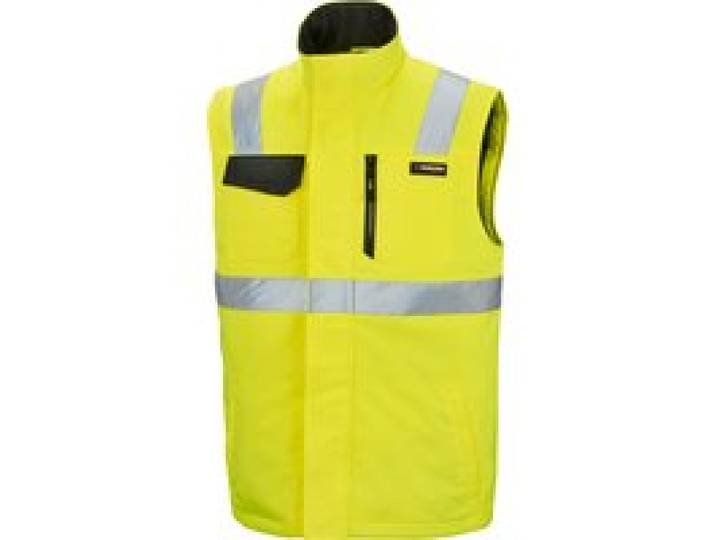 PARKSIDE PERFORMANCE® Gilet softshell réfléchissant homme (jaune, M)