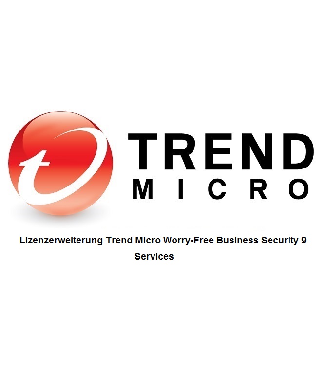 Lizenzerweiterung Trend Micro Worry-Free Business Security 9 Services inkl. 1 Jahr Wartung, Lizenzstaffel, Win/Mac/Android, Multilingual (51-100 User) (WF00218785)