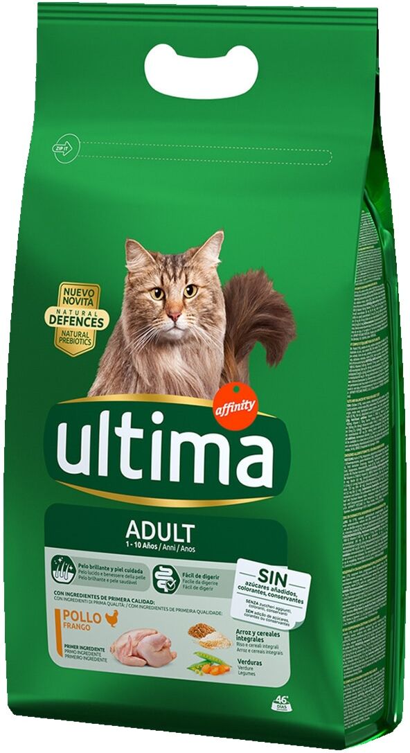 Ultima Pienso para gatos Adult pollo.  (2,5 Kg)