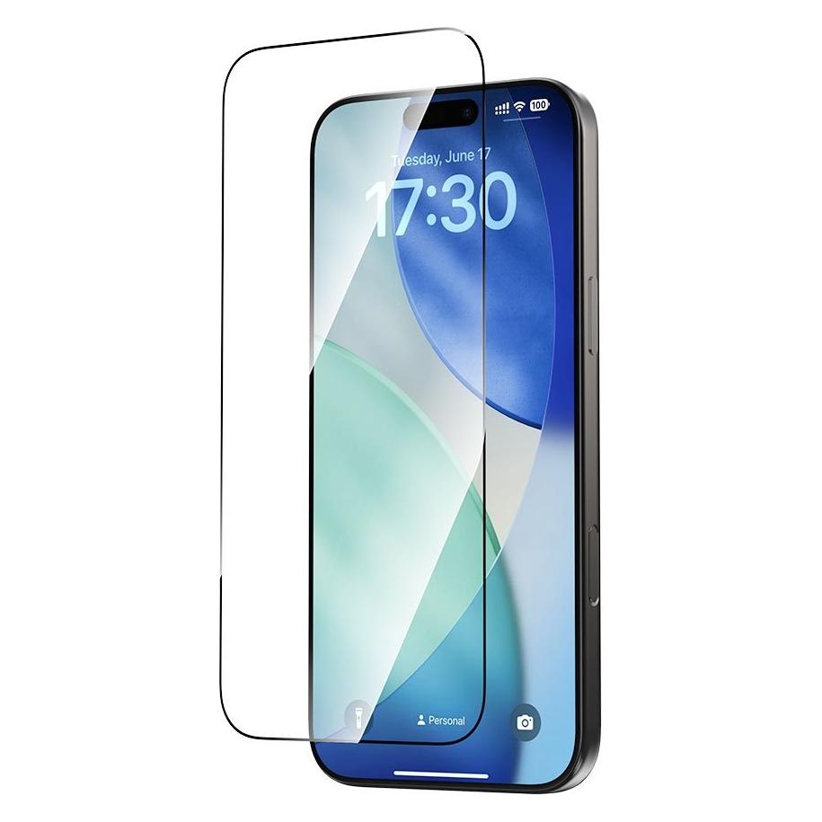 Devia Star Series schwarzer Rahmen / Schutzglas / Apple iPhone 17 Pro (1 Stk., Apple iPhone 17 Pro) (6942297132474)