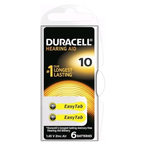 Duracell Activair DA 10, 6-pack (6 Stk.) (1311)