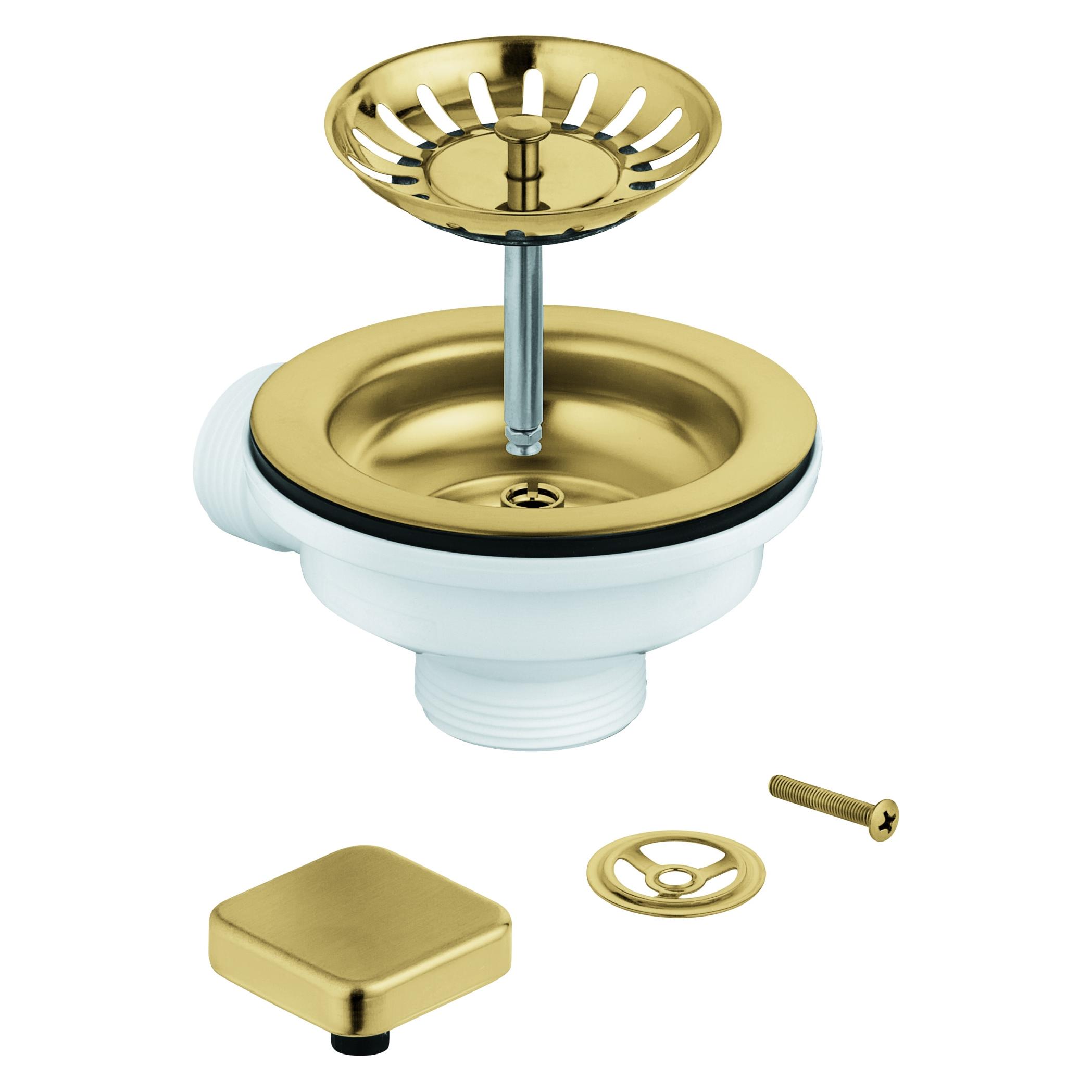 Grohe Ablaufgarnitur mit Exzenter für Küchenspülen mit 1 Becken (Ablaufgarnitur) (40400 GN0)