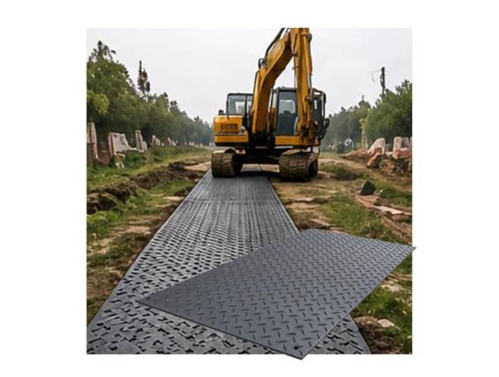 Wiederverwendbare HDPE Fahrplatten Für Schlamm Und Rasen Polyethylen, Steckverbindung, temporäre Fahrbahn, rutschfest(244x122cm/8x4ft-7mm)