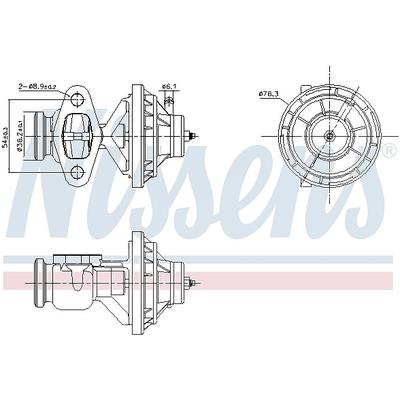 Nissens AGR-Ventil [Hersteller-Nr. 98342] für VW, Seat, Skoda