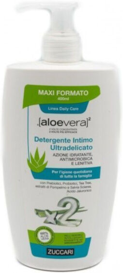 Zuccari Aloevera2 Detergente Intimo Ultradelicato 400 Ml