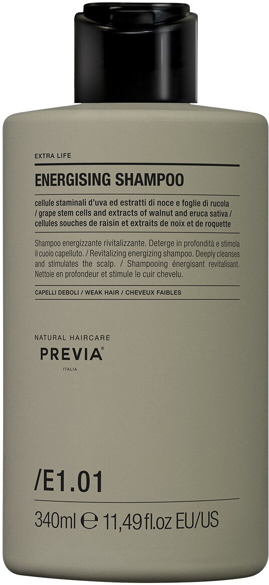 340ml PREVIA Extra Life Energising Shampoo