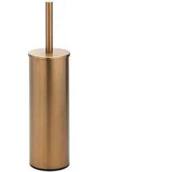 Brillantbad BAMBER WC-Bürstengarnitur Messing Gold Kupfer matt 95x342x105 mm für Bad & WC >> zum Bohren