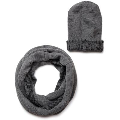 styleBREAKER "Strick Loop und Beanie Set" 2 Stk.