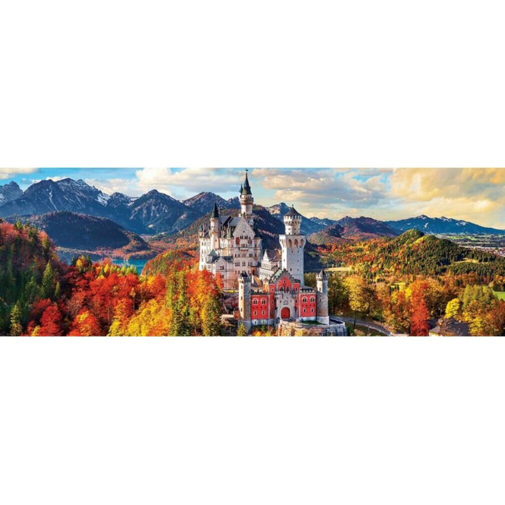 Kasteel Schwanstein in de herfst door Sonstige Verlage