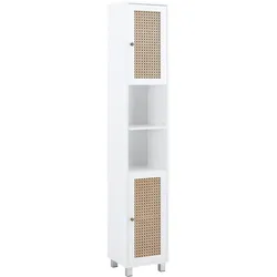 Hochschrank Lisa Naturfarben/ Weiß ca. 32x180x30 cm