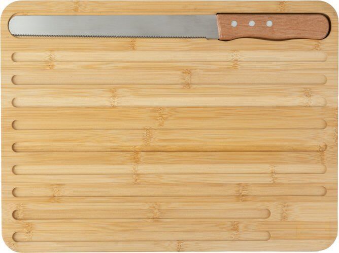 Tagliere werner   bambù   con coltello Personalizzate o neutre IMPRESSION