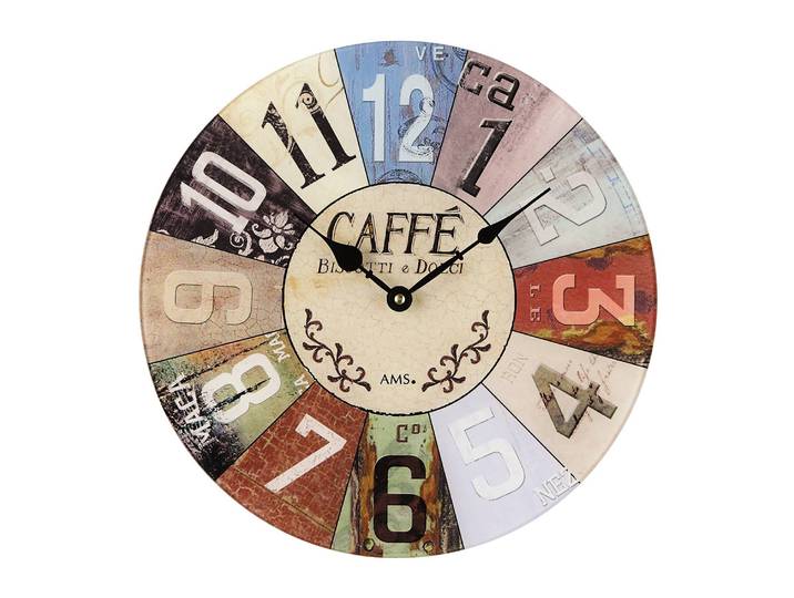 Horloge murale Pavas Verre Ø 35cm Multicolore
