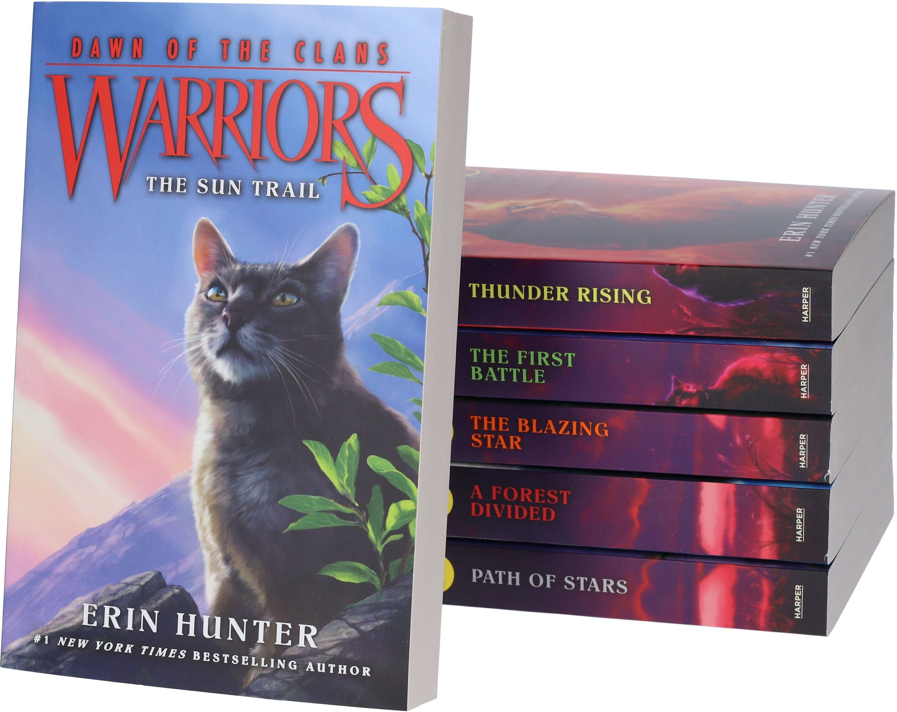 Warrior Cats Series 5 by Erin Hunter: Dawn of the Clans Complete Prequel 6 Books Collection Set - Ages 8-12 - Paperback HarperCollins Publishers