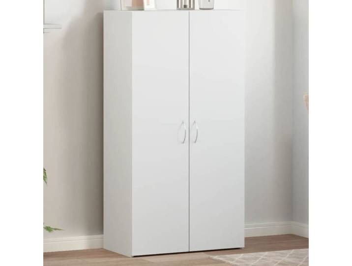 SALE 2026  Armoire de classement Blanc - Armoire de classement blanc 60x32x115cm - bois d'ingénierie PRO874432769