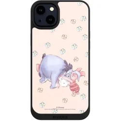 Nivocase Handyhülle für Apple iPhone 14 Plus Hülle NIVOpure Case Schwarz Disney Esel Winnie Puuh Ferkel (Apple iPhone 14 Plus), Smartphone Hülle, Schwarz