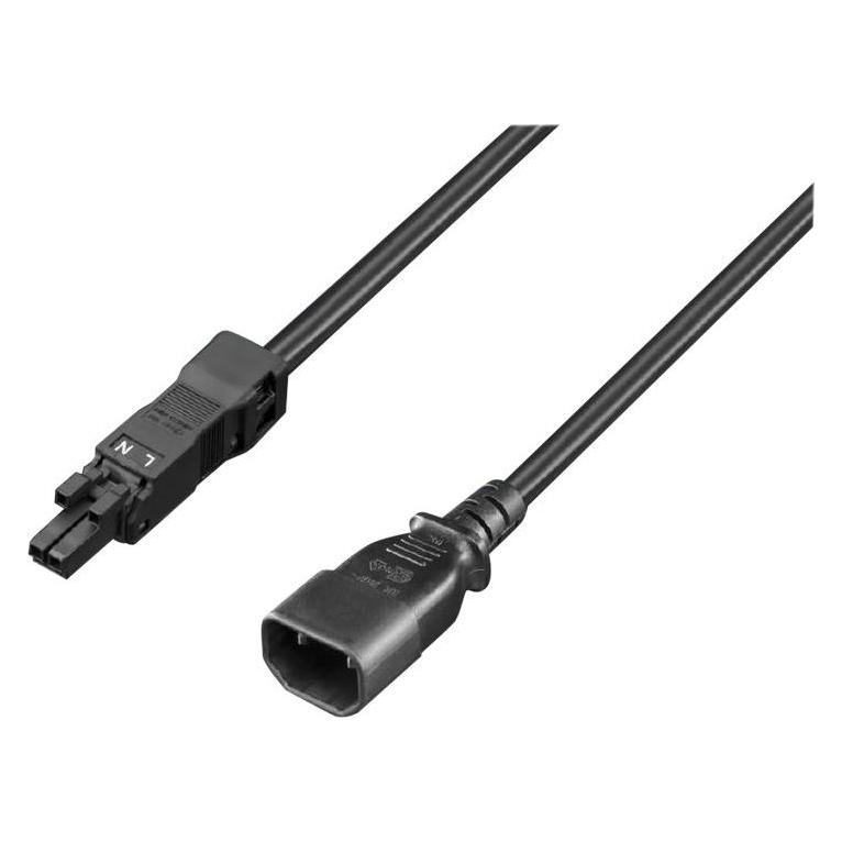 Rittal PDU Netzkabel IEC C8 (2 m, IEC 60906-1) (7859020)