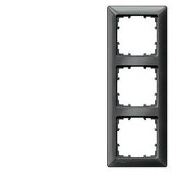 Siemens Schalterprogramm 3fach Rahmen Delta Carbon 5TG25536 1 St.
