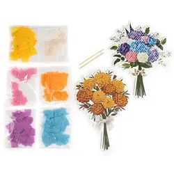 Kreativ-Set Fabric Painting Blumenbouquets zum nachlegen 12tlg.