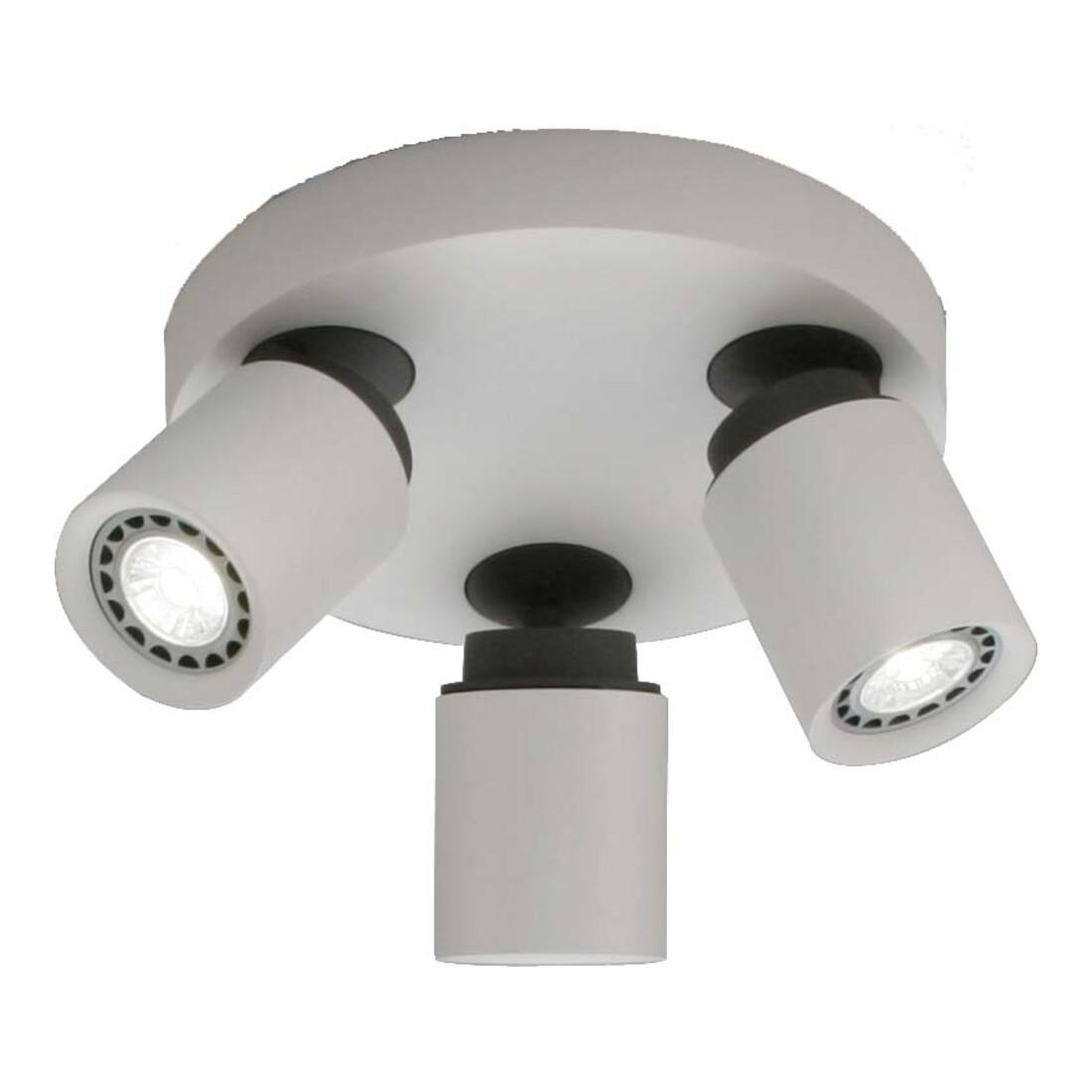 Böhmer LED-Aufbaustrahler 3xGU10 ws/anth 42528)