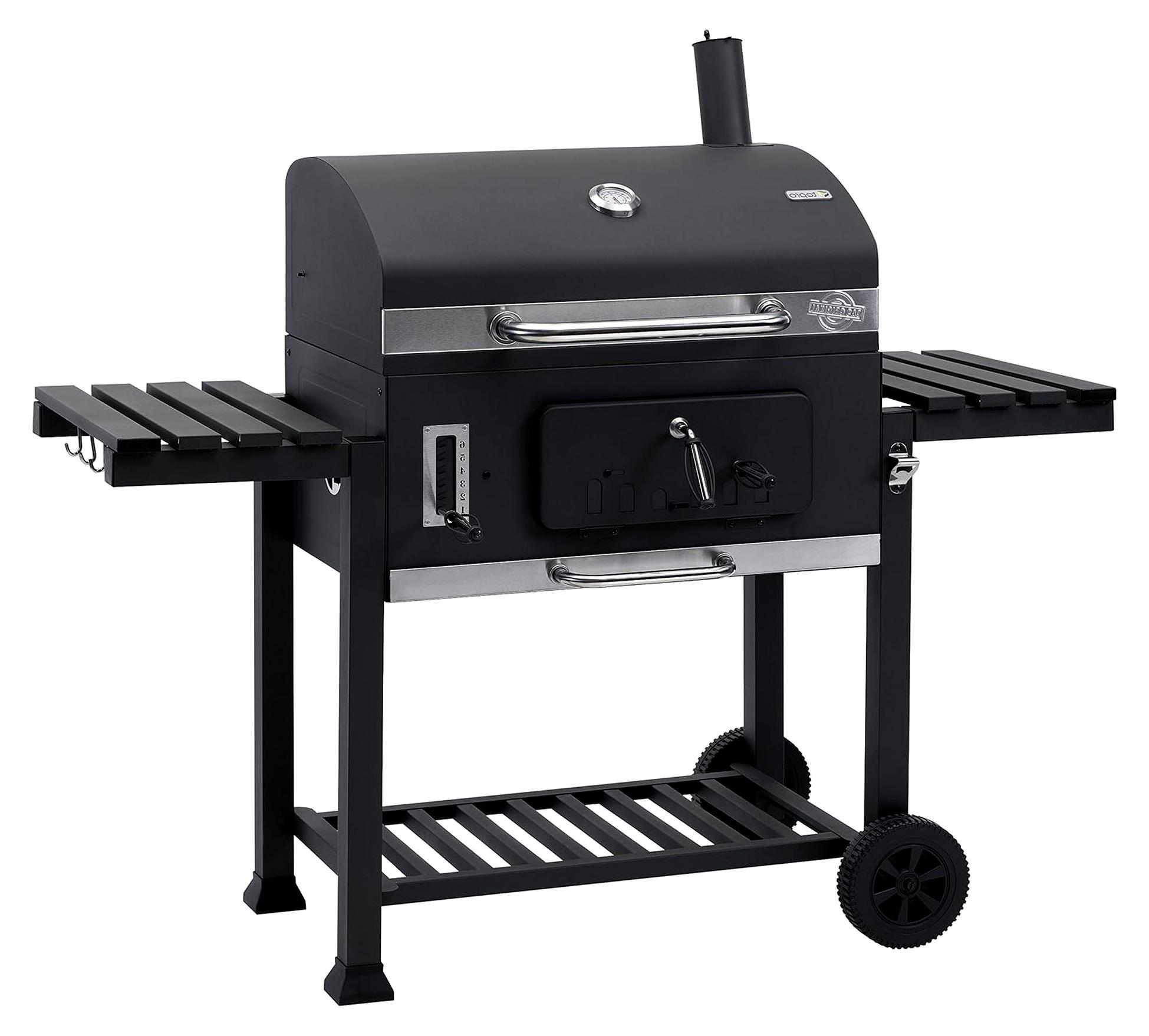 Toronto Holzkohlengrill, Edelstahl, Anthrazit, XXL