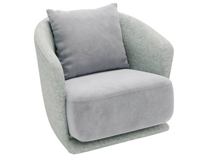 Livetastic Sessel, Mintgrün, Metall, Füllung: Silikon, 83x80x75 cm, Made in EU, Wohnzimmer, Sessel, Sonstige Sessel