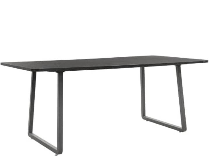 Leeds Esstisch 200 cm in schwarz