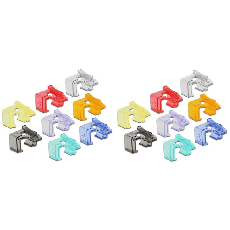 Delock RJ45 Reparatur Clip 16 Stück