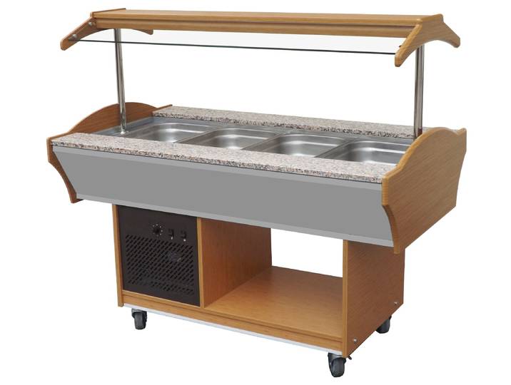 Buffet Réfrigéré Sur Roulettes 4 X Gn1/1 - Combisteel