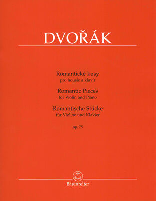 Bärenreiter Dvorák Romantische Stücke