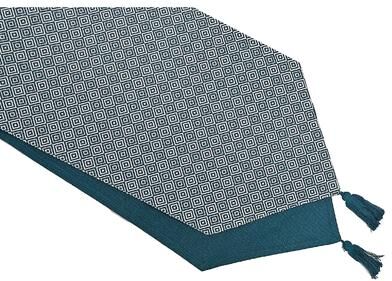 IH Casa Decor "Cotton Table Runner 54"" Geometric"