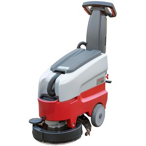 Sprintus Scheuersaugmaschine Torana, Arbeitsbreite 36 cm, Akku 2x 33 Ah, handgeführt, mit Tellerbürste, bis 1260 m²/h