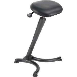 meychair Stehhilfe Futura Professional, AF5-H-KL, Kunstleder, schwarz, Sitzhöhe 62 - 83 cm
