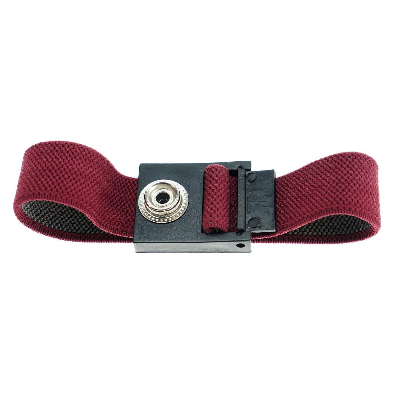 Top Swede ESD-Armband, 10 mm DK Druckknopf, rot (Statikschutz) (SG-AB-10DK-RO-220MM)