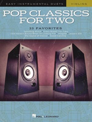 Hal Leonard Pop Classics For Two Violins