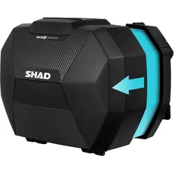 Shad SH38X Carbon, Seitenkoffer-Satz - Schwarz/Carbon - 28-38 L