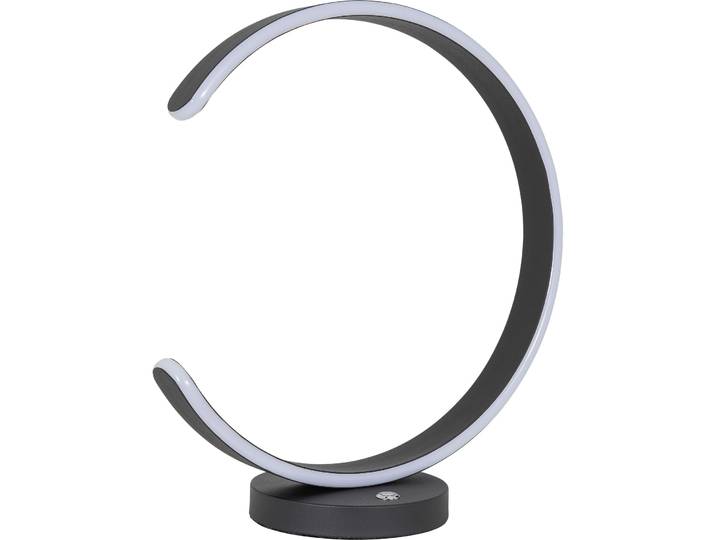 Tischlampe Dinant schwarz Metall/Kunststoff H 40 cm 2950 lm - LED - Lichtfarbe: Extra warmweiss - LED Energiesparlampen