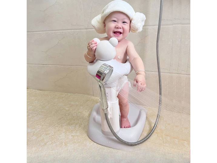 Artefact de bain debout pour bébé, baignoire pour tout-petits, lavage des fesses, support de baignoire debout