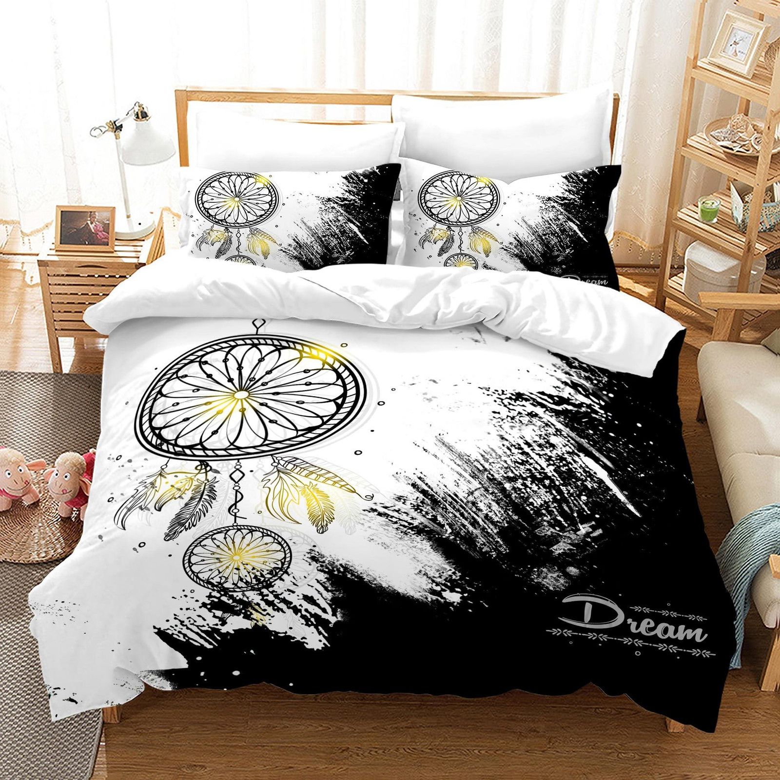 Bohemian Dekbedovertrekset met Dromenvanger van Solidchoice, Microvezel, 135 x 200 cm