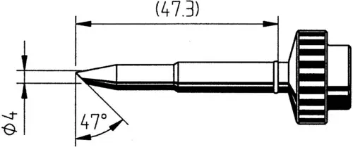 Ersa 0612WDLF Lötspitze angeschrägt Spitzen-Größe 4mm Inhalt 1St.